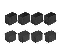 M METERXITY 8-Pack Rectangle Chair Leg Caps, 0.78 x 1.2 (20 x 30mm) PVC Chair Leg Floor Protectors pour Chairs/Table/Bed, Furniture Feet Covers Cups Non-Slip End Tips