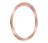 M METERXITY 99,9% Soft Copper Wire, 17 Jauge 5M Fil de Cuivre Pure pour Bricolage, Fabrication de Bijoux, Jardinage, Perles, Fil Artisanal [1,2mm, 5M]