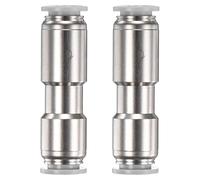 M METERXITY Clapet anti-retour en laiton plaqué nickel pour pompe à pneu/pompe à air/canalisation de gaz, raccord à dégagement rapide [gris argenté]