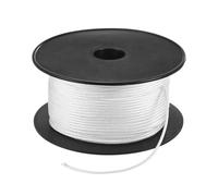 M METERXITY Corde De Lanceur Recoil Cordon De Tirage 2.5mm 100m Corde De Lanceur Nylon Cordon De Tirage Corde De Lanceur Pour Mower/Chainsaw/Trimmer/Brush Cutter [Blanc]