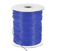 M METERXITY Corde en Polyester Cirée 175 Verges 1.2mm Bleu Saphir | Fil À Macramé Pour Bracelets, Fil À Perles Ciré Avec Bobine Pour Fabrication De Bijoux/DIY Artisanat Colliers/Bracelets