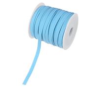 M METERXITY Double Fold Bias Tape, 1/4 inch x 25 Yard Piping Trim Fabric Binding Tape pour Couture, Applicable pour Ourlet, Bordure, Rembordage, Patchwork, Accessoires DIY (Bleu Clair)