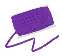 M METERXITY Galons en Gimp, 1/2 Pouce 12 cm x 25 Yards Galon Tissé en Polyester Ruban en Dentelle Tissu Garniture d'Ameublement pour la Couture/Costume/Décoration Intérieure[Violet Foncé]