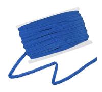 M METERXITY Galons en Gimp, 1/2 Pouce 12 cm x 25 Yards Galon Tissé en Polyester Ruban en Dentelle Tissu Garniture d'Ameublement pour Couture/Costume/Décoration Intérieure[Bleu Foncé]
