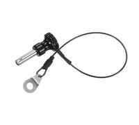 M METERXITY Goupille de Verrouillage à Bille, 6mm Diamètre, 15mm Longueur d'Utilisation des Broches à Dégagement Rapide à Bouton-Poussoir avec Câble de Longe [Acier Inoxydable 304]