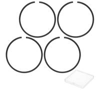 M METERXITY Kit De 4 Segments De Piston Pour Moteur, 32mm x 1.5mm Épaisseur Jeu De Segments En Fonte Ductile Remplacement Standard Pour Petits Moteurs/Machines [Noir]