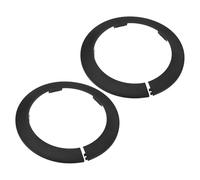 M METERXITY Lot de 2 cache-tuyaux décoratifs, adaptés pour tuyau d'eau de 140 mm de diamètre extérieur pour tuyau d'eau de radiateur/tuyau de vidange d'eau [noir]