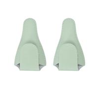 M METERXITY Lot de 2 housses de ciseaux en cuir synthétique pour broderie, couture, loisirs créatifs, pour ranger les ciseaux (11,4 x 6,6 cm, vert clair)