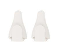 M METERXITY Lot de 2 housses de ciseaux en cuir synthétique pour broderie, couture, loisirs créatifs, pour ranger les ciseaux (11,4 x 6,6 cm, blanc)