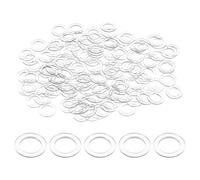 M METERXITY Lot de 200 rondelles plates M8 en PVC - 8 mm x 12 mm x 1 mm d'épaisseur - Pour poignée de porte/automobile/salle de bain - Joint d'étanchéité