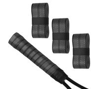 M METERXITY Lot de 3 rubans adhésifs d'emballage pour poignée de golf en polyuréthane antidérapant absorbant la transpiration pour poignée de golf/raquetball/badminton/squash/batte de baseball, noir