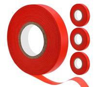 M METERXITY Lot de 8 rouleaux de ruban adhésif extensible de jardin en polyéthylène réutilisable pour intérieur ou extérieur Plante/arbre/légumes/branches/fleurs Rouge