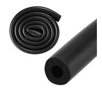 M METERXITY Tube en Mousse d'Isolation 8mm ID 18mm OD 1m de Longueur Noir | de Tuyau, Tube en Mousse Souple Flexible, pour Isolation de Tuyau, pour Support de Poignée/Guitare
