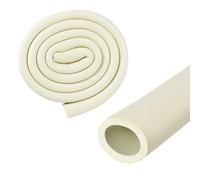 M METERXITY Tube en Mousse d'Isolation de Tuyau, 27mm ID 37mm OD 1m de Longueur, Tube en Mousse Souple Flexible pour Isolation de Tuyau pour Support de Poignée/Guitare [Blanc]
