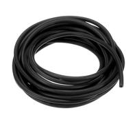 M METERXITY Tuyaux d'Huile de Lubrification, 2mm ID x 4mm OD 16.4Ft Tuyau en Caoutchouc pour l'Irrigation/les Petits Équipements/l'Extérieur/le Jardinage [Noir]