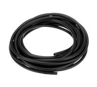 M METERXITY Tuyaux d'Huile de Lubrification, 4mm ID x 6mm (1/4 Pouce) OD 16.4Ft Tuyau en Caoutchouc pour l'Irrigation/les Petits Équipements/l'Extérieur/le Jardinage [Noir]