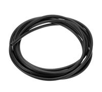 M METERXITY Tuyaux d'Huile de Lubrification, 4mm ID x 6mm (1/4 Pouce) OD 9.84Ft Tuyau en Caoutchouc pour l'Irrigation/les Petits Équipements/l'Extérieur/le Jardinage [Noir]