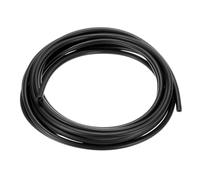 M METERXITY Tuyaux d'Huile de Lubrification, 4mm ID x 7mm OD 16.4Ft Tuyau en Caoutchouc pour l'Irrigation/les Petits Équipements/l'Extérieur/le Jardinage [Noir]