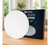 M mimotec - Plafonnier LED circulaire Boni 48 W 4000 lm 4000 K, IP20, pour salle de bain, cuisine, salon, chambre, couloir, salle à manger, balcon