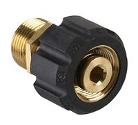 M MINGLE Adaptateur pour Nettoyeur Haute Pression, Filetage M22 15 mm Femelle vers Raccord M22 14 mm Mâle, 4500 PSI (310 bar)