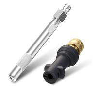 M MINGLE Buse Chimique Longue Portée pour Nettoyeur Haute Pression, Embout en Acier Inoxydable avec Adaptateur Compatible avec Karcher K2, K3, K4, K5, K6, K7, Buse à Connexion Rapide 1/4", Orifice 3,0