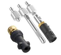 M MINGLE Buse Longue Portée 3-en-1, Compatible Kärcher K2-K7, 11-27 L/min | Buse Twist M5 pour Nettoyeur Haute Pression avec Adaptateur, Raccord Rapide 1/4"