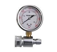 M MINGLE Kit de jauge de Nettoyeur Haute Pression 3/8" Raccord Rapide, 6000 PSI