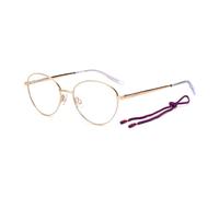 M Missoni - Lunettes à Monture Métallique Violette avec Cadran - Femme - Accessoires - Jaune - Taille: ONE Size