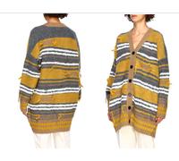 M MISSONI Veste Cardigan En Tricot Distressée Oversize S