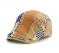 M MOACC Casquette Beret Plate,Chapeaux pour Hommes,Respirant Réglable Lvy Gavroche Casquette, Vintage Newsboy Flat Caps Maille Chapeau