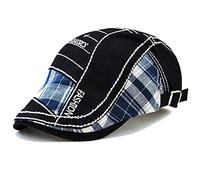 M MOACC - Casquette béret pour homme en coton, ajustable, casquettes gavroche pour chauffeur, casquette Gatsby, casquettes plates de conduite, Taille unique