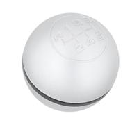M MODECAR - Compatible avec Alfa Romeo Giulietta 2010 - Pommeau de levier de vitesses SILVER 6 VITESSES pour 55347089,