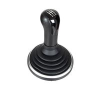 M MODECAR - Compatible avec Ford Fusion à partir de 2002 - Pommeau de levier de vitesses NOIR + Sacoche de changement de vitesse avec cadre NOIR + ARGENT 5 VITESSES pour 1417364,