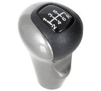 M MODECAR - Compatible avec Honda Civic VIII 2005- Pommeau de levier de vitesses GRIS-NOIR 6 VITESSES pour 54102-SMG-E02,