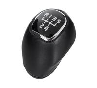 M MODECAR - Compatible avec Kia Venga 09-15 Levier de vitesse Pommeau CUIR NOIR 5 VITESSES pour 43711-1P000,