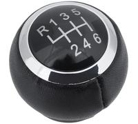 M MODECAR - Compatible avec le pommeau de levier de vitesses Toyota Avensis 6 VITESSES NOIR BRILLANT pour 33504-05030,