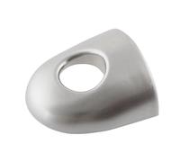 M MODECAR - Compatible avec Renault Megane II 02-08 Couvercle de poignée extérieure ARGENT AVEC TROU pour 8200028786,