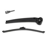 M MODECAR - Compatible avec Seat Leon II 05-12 Bras d’essuie-glace arrière + balai d’essuie-glace + buse de pulvérisation pour lunette arrière 2 pièces Set pour 3B9955985A,