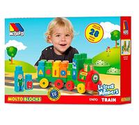 M MOLTO Jeu de Blocks de Train 28 pcs.