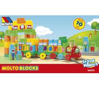 M MOLTO Jeu de Blocks de Train 70 pcs.