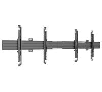 M Montage Mural Pro Micro Réglable Double TV Support, 5.1x81.3cm À 165cm -