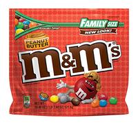 M&M's beurre d'arachide taille de la famille - 18,4 oz