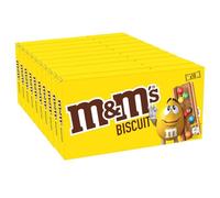 M&M'S, Biscuits Chocolat au Lait, Lot de 10x10 Biscuits de 19g - 1,98Kg