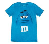 M&M's Candy Silly Character Face T-Shirt (Blue-Adult S)
