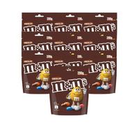M&M'S CHOCO Bonbons Chocolat au Lait Dragées Colorées Sachet 200g (Lot de 10)
