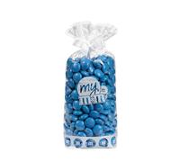 M&M'S COLLECTION Choco - Bonbon Chocolat au Lait Monocouleur - Sachet 300g Bleu Profond - Idéal pour DIY, Mariage, Anniversaire, Baptême, Gender Reveal,Naissance, Communion & Buffet de Bonbons