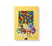 M&M'S COLLECTION Choco Coffret 400g Anniversaire - Bonbons Chocolat au Lait Imprimés Jaune, Bleu et Rouge, parfaits pour Gâteau, Cadeau, Fête