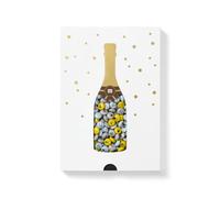 M&M'S COLLECTION Choco Coffret 400g Célébration - Bonbons Chocolat au Lait Imprimés Crème, Jaune et Bleu, parfaits pour Fête, Anniversaire, Célébration