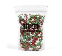 M&M'S COLLECTION Choco Sachet Vrac 1,5kg Spécial Noël - Bonbons Chocolat au Lait Imprimés Rouge, Vert et Blanc, parfaits pour Fête, Cadeau Original, Célébration