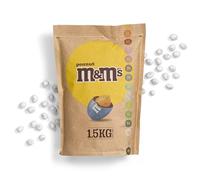 M&M'S COLLECTION Peanut Sachet Vrac Blanc 1,5kg - Bonbons Chocolat & Cacahuète, parfaits pour Mariage, Baptême, Saint-Valentin, Communion, Anniversaire Chic